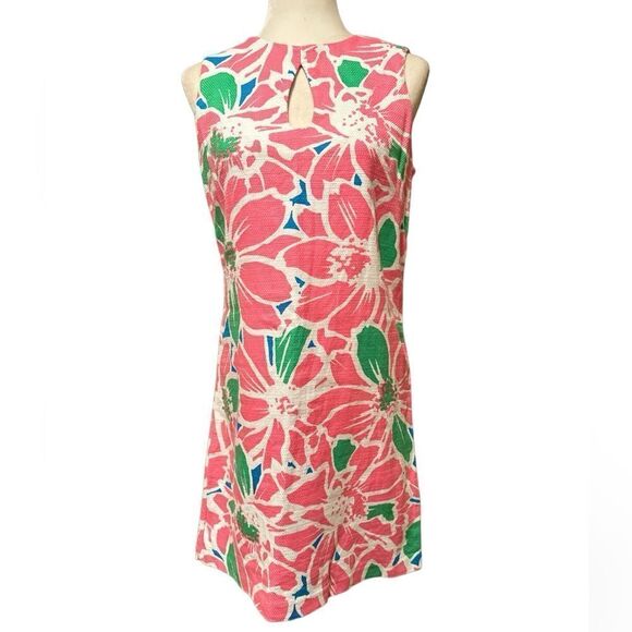 Taylor Sleeveless Cutout Front Dress Size 8 Tropical Floral Spring Summer Fun - Picture 1 of 8